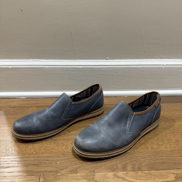 Pikonos Berna Blue Gray Leather  Slip On Loafers Men’s Size EUR 43 US 9 9.5 main image 6